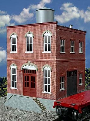O-Gauge Acme Machine Co. 2-Story Building Kit O Scale Model Railroad Building #442