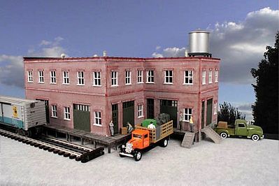 O-Gauge Barrettsburg Tool & Die 2-Story Building Kit O Scale Model Railroad Building #941