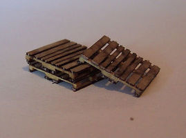 Osborn 20 Skids (wooden kit) HO Scale Model Railroad Trackside Accessory #1016