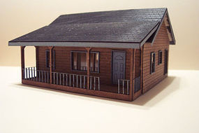 Osborn Lakeside Cottage (wooden kit) HO Scale Model Railroad Building #1025