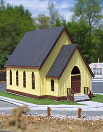 Osborn Church (wooden kit) HO Scale Model Railroad Building Kit #1030