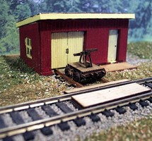 Osborn Maintenance of Way Shed (Wooden Kit) HO Scale Model Railroad Building #1108