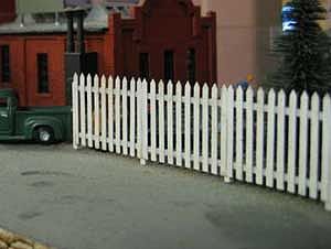 Osborn Residential Fence (wooden kit) N Scale Model Railroad Building Accessory #3014