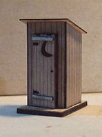 Osborn Outhouse (wooden kit) N Scale Model Railroad Trackside Accessory #3042