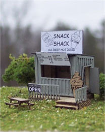 Osborn Snack Shack (wooden kit) N Scale Model Railroad Building Kit #3072