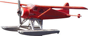 Osborn DHC-2 Beaver Airplane (wooden kit) N Scale Model Railroad Vehicle #3073
