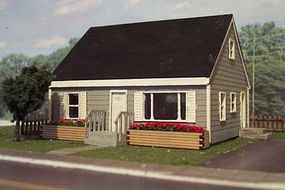 Osborn 2 Bedroom Home (wooden kit) N Scale Model Railroad Building Kit #3103