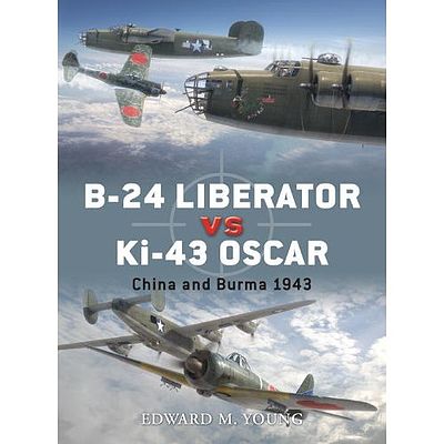 Osprey-Publishing B24 Liberator vs Ki43 Oscar China & Burma 1943 Military History Book #d41