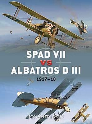 Osprey-Publishing Spad VII Vs Albatros D III Military History Book #due36