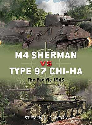 Osprey-Publishing M4 Sherman Vs Type 97 Chi-cha Military History Book #due43