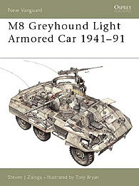Osprey-Publishing M8 Greyhound Light Armoured Car 1941-91 Military History Book #nvg53