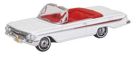 Oxford 61 Chevy Impl Conv Wh/Red #87ci61003