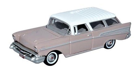 Oxford 1957 Chevrolet Nomad 2 Door Station Wagon - Assembled Dusk Pearl, Imperial Ivory