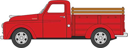 Oxford 1948 Dodge B-1B Pickup Truck - Assembled Red