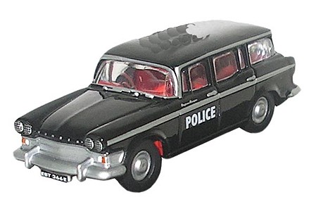 Oxford Humber Super Snipe Station Wagon - Assembled Police (black) - N-Scale