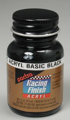 Pactra R/C Acrylic Black 1 oz Hobby and Model Acrylic Paint #rc5100