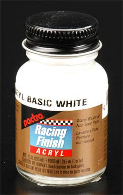 Pactra R/C Acrylic White 1 oz Hobby and Model Acrylic Paint #rc5101