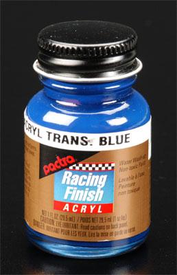 Pactra R/C Acrylic Transparent Blue 1 oz Hobby and Model Acrylic Paint #rc5302