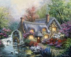 Cottage Mill (16''x20'')