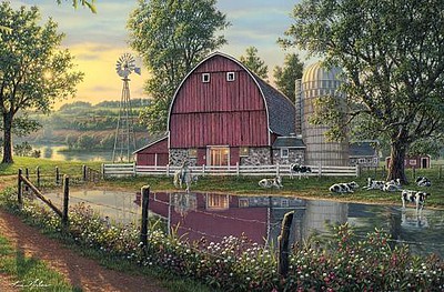 Plaid Barnyard Memories (16x20) Paint By Number Kit #60163