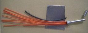 Parts-By-Parks Orange Prewired Distributor w/Aluminum Coil & Spark Plug Plastic Model Engine Detail #1005