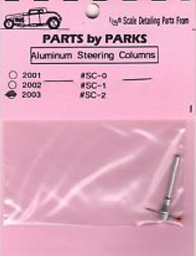 Parts-By-Parks Steering Column with Turn Signal & Shifter Plastic Model Vehicle Accessory 1/25 #2003
