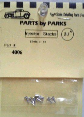thumbnail image 2 of Parts By Parks 1/24-1/25 Hilborn Style Injector Stacks Model Kit (5/32 X 3/32 X 3/8) 4007 2 of 5