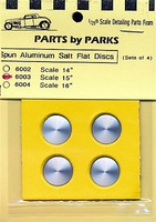 Parts-By-Parks Salt Flat Disk 15'' (5/8'' diameter) Plastic Model Vehicle Accessory 1/25 #6003