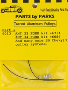 Parts-By-Parks Pulley Set 1933-34 Ford & SB Chevy Plastic Model Vehicle Accessory 1/25 #9013