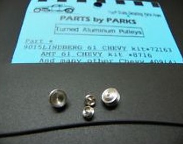 Parts-By-Parks Pulley Set 1961 Chevys & Chevy 409 Plastic Model Vehicle Accessory 1/25 #9015
