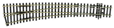 Peco Code 100 Large Radius Left Hand Curved Turnout (Insulfrog) HO Scale Model Train Track #1043