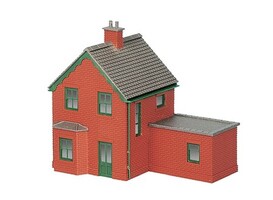 Peco N Station Houses, brick type