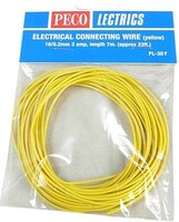 Peco Yellow Connecting Wire (23ft)