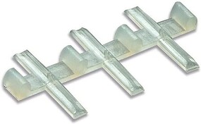 thumbnail image 2 of HO Scale Nickel Silver Rail Joiners – Pack Of 48 For Model Train Track 2 of 6