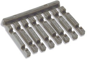Peco (bulk of 6) Code 55/80 Wooden Type Joiner Sleepers (24) N Scale Model Train Track Accessory #sl308f