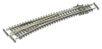 Peco Code 55 Curved Left Hand Turnout w/Electified Frog Model Train Track N Scale #sle387f