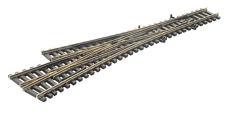 Peco Code 55 Medium Radius 3-Way Turnout Track N Scale Nickel Silver Model Train Track #sle399f