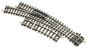 Peco Code 80 Left Hand Curved Turnout N Scale Nickel Silver Model Train Track #st45