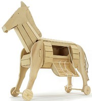 Pathfinders Ancient Trojan Horse Wooden Kit