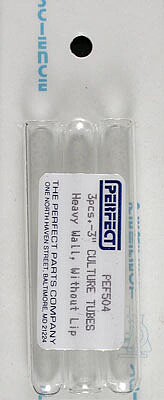 Perfect-Parts Culture Tube w/out Lip 3/8 x 3 Long (3/cd)