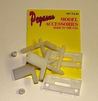 Pegasus T & O's Parts (2) to Make Hopper Kits Plastic Model Vehicle Accessory 1/24 Scale #1017