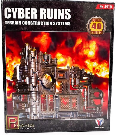 Pegasus Cyber Ruins Plastic Model Diorama Kit #4910