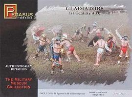 Pegasus Gladiators (36) Plastic Model Military Figure 1/72 Scale #7100