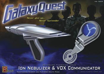 Pegasus Galaxy Quest IonNebulizer & VoxCommunicator Set Science Fiction Plastic Model Kit #9003