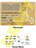 Paragraphix Chariot Photo-Etch & Decal Set Science Fiction Plastic Model Accessory 1/24 Scale #119
