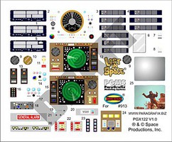 Paragraphix Jupiter 2 Spaceship Stock Interior Science Fiction Plastic Model Accessory 1/35 Scale #122