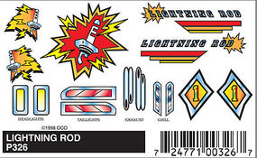 Pine-Car Stick on Decal/Lightning Rod
