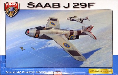 Pilot-Replicas 1/48 SAAB J29F Tunnan Swedish AF Fighter