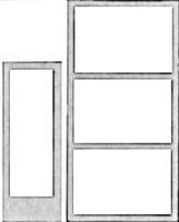 Pike-Stuff Doors & Windows (Assorted) HO Scale Model Railroad Scratch Supply #1203