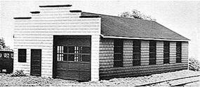 Pike-Stuff Machine Shop/Service Garage Kit HO Scale Model Railroad Building #9